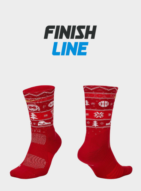 Nike christmas 2025 basketball socks