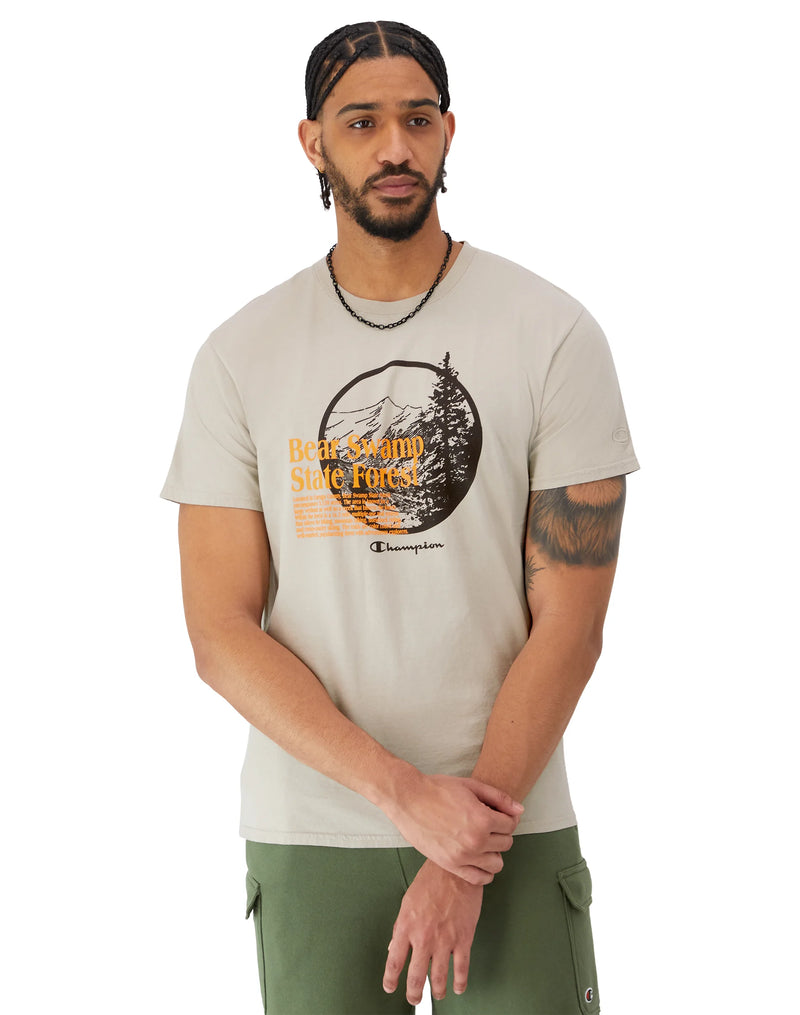 Classic Vintage Wash Graphic T-Shirt, State Forest Logo