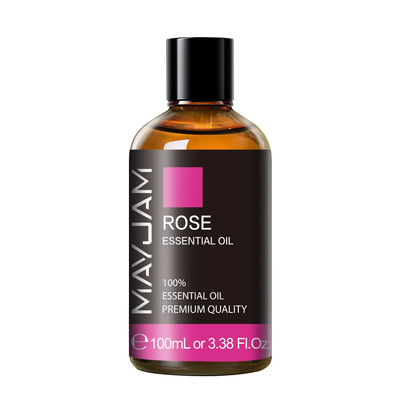 Rose Essential Oil, MAYJAM Premium Pure Essential Oils for Diffusers for Home, 3.38FL.OZ