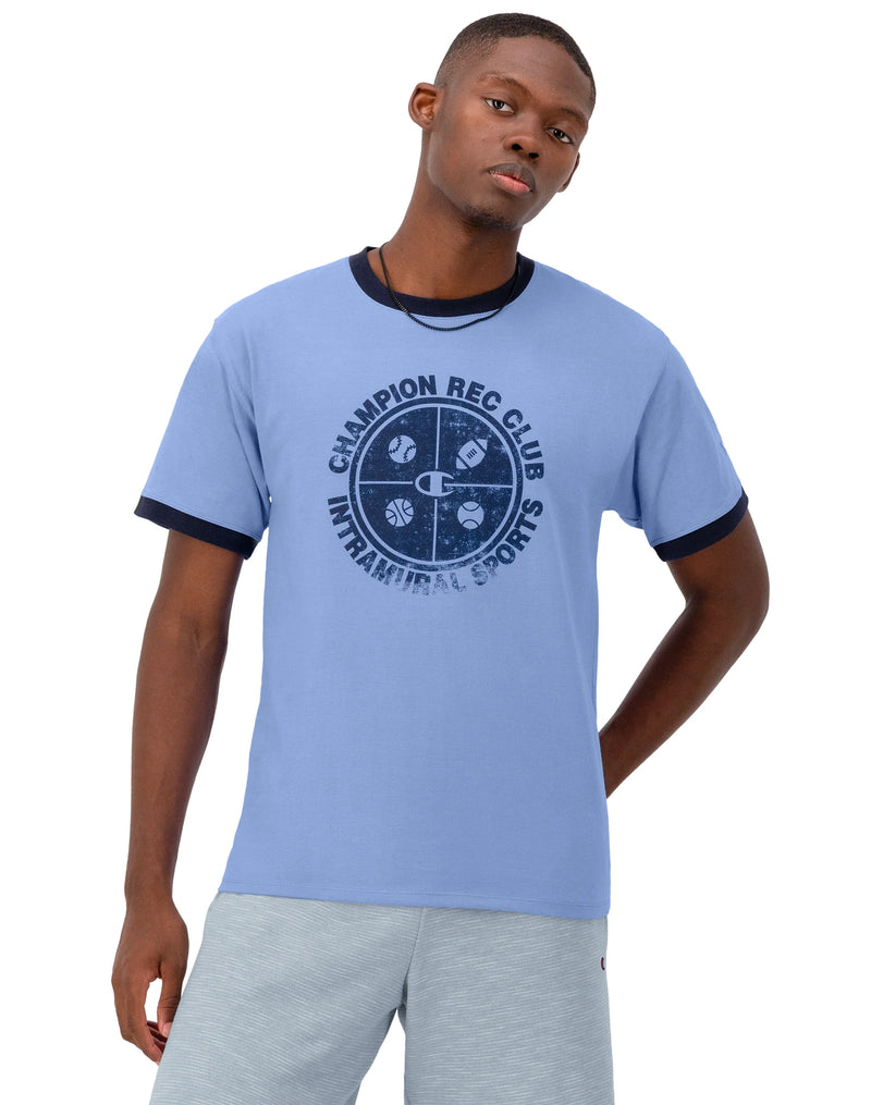 Classic Ringer Graphic T-Shirt, Rec Club Intramural