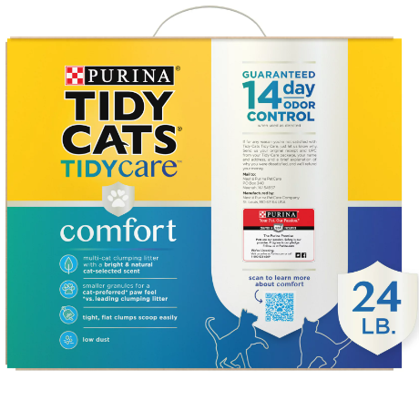 Purina Tidy Cats Tidy Care Comfort Scented Clumping Cat Litter Odor Control Low Dust Formula