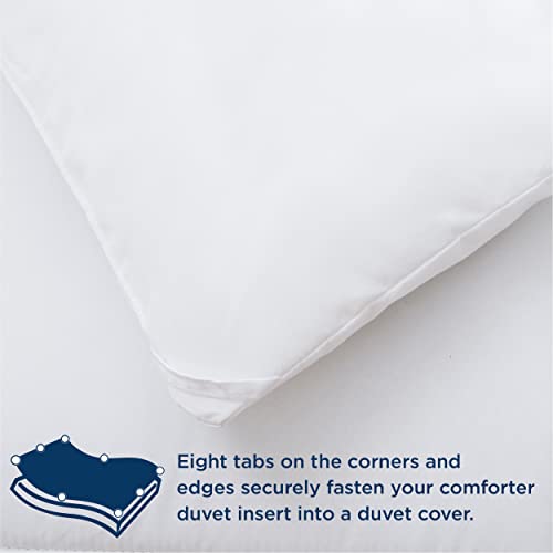 Comforter Full Size Duvet Insert - Down Alternative White Full Size Comforter, Quilted All