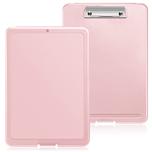 Nursing Clipboard with Storage, Lightweight Portable Writing Clipboard with Compartment