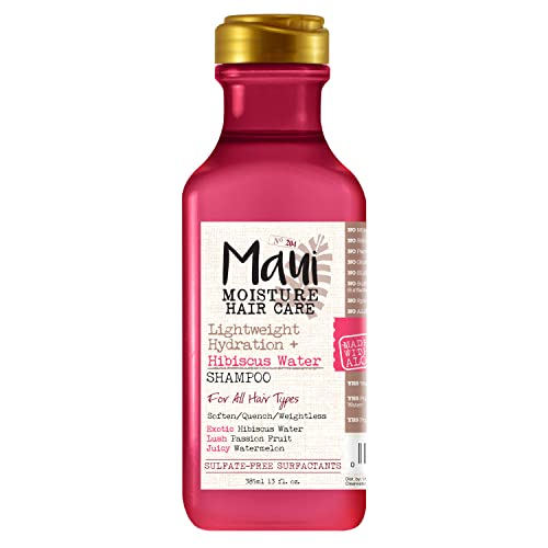 Lightweight Hydration + Hibiscus Water Shampoo for Daily Moisture, No Sulfates, 13 fl oz