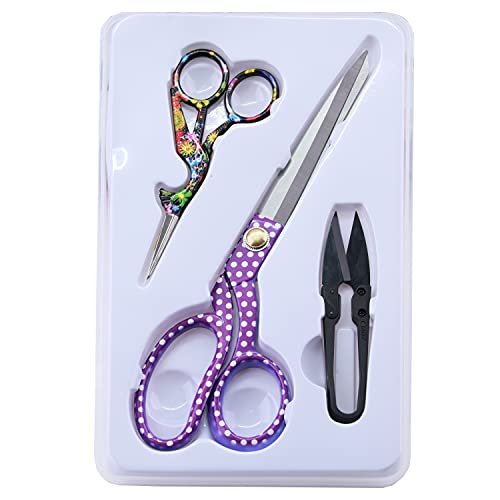 Printed handle Stainless steel Tailor Scissors 8 Inch for Cutting Fabric Heavy Duty
