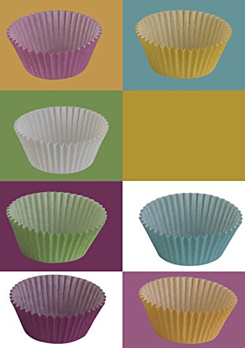 MontoPack 300-Pack Holiday Party Mini Paper Baking Cups - No Smell, Safe  Food Grade Inks and Paper Grease Proof Cupcake Liners Perfect Cups for Cake