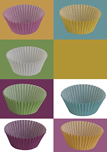 White Cupcake Liners Standard Size - 300-Pack Paper Baking Cups