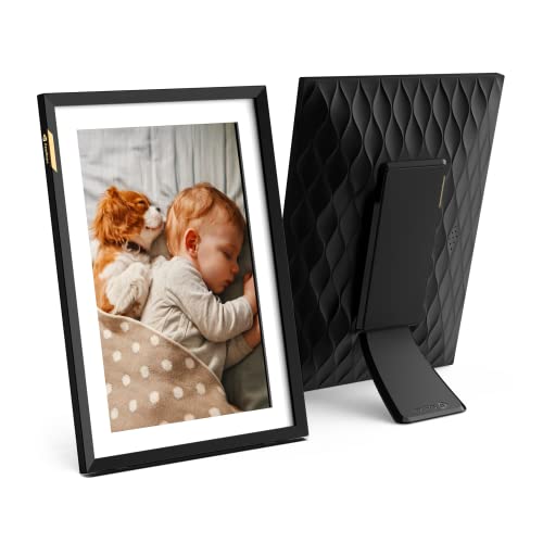 0.1 inch Touch Screen Smart Digital Picture Frame with WiFi (W10P) - Black Classic Matte