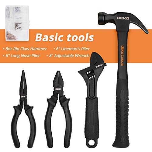 218-Piece General Household Hand Tool kit, Auto Repair Tool Set
