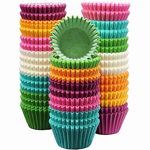 White Cupcake Liners Standard Size - 300-Pack Paper Baking Cups