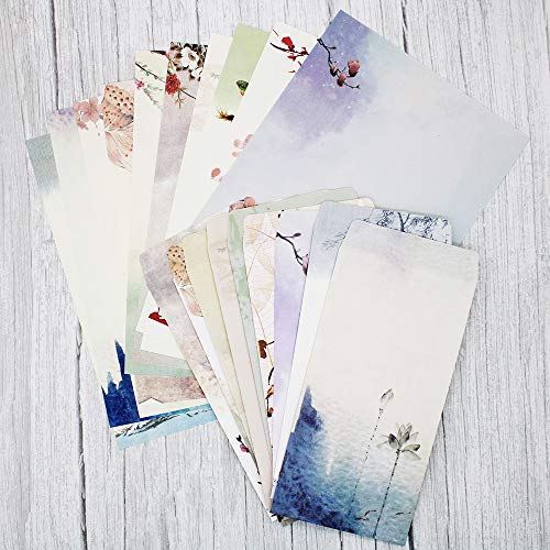 Stationery Paper and Envelopes Set,60PCS Stationary Set(40 stationery Papers + 20
