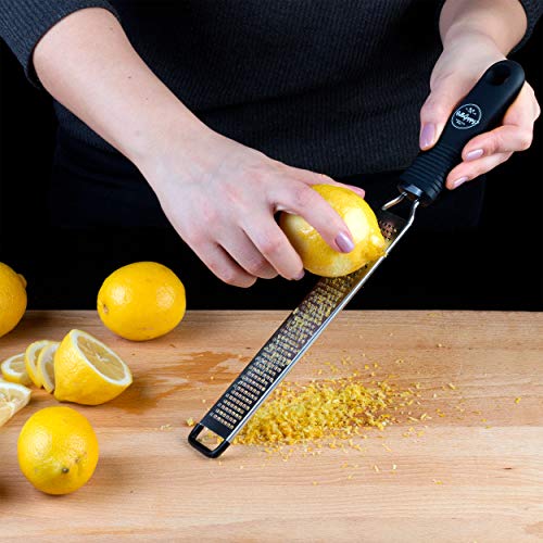 Cheese Grater Citrus Lemon Zester with Food Storage Container