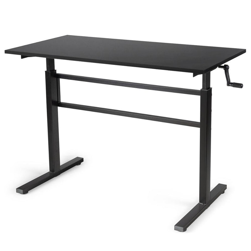 Standing Desk Height Adjustable Sit to Stand Workstation w/Crank Handle HW65655