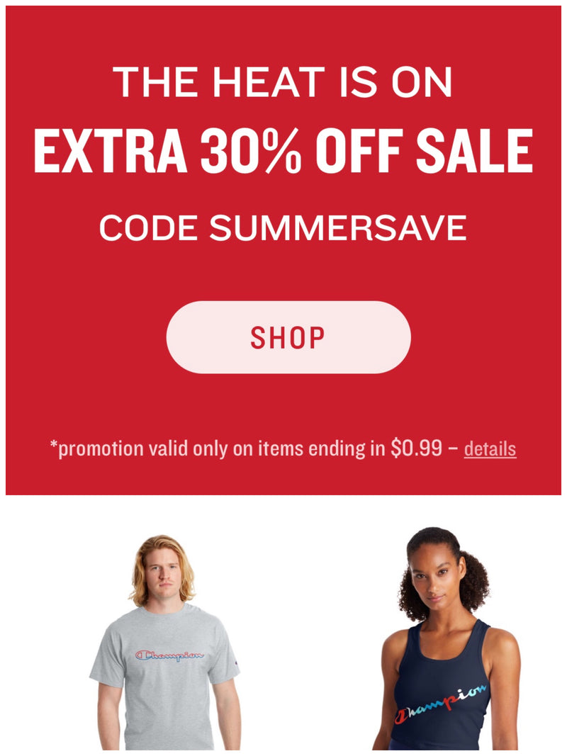 Extra 30% off Sale with code SUMMERSAVE!