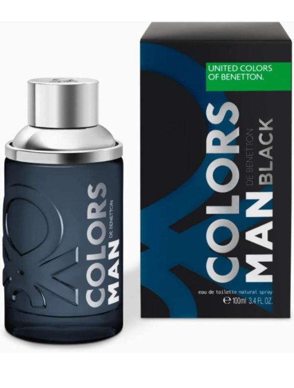 Benetton Colors Man Black by United Colors of Benetton 3.4Oz/100ml EDT