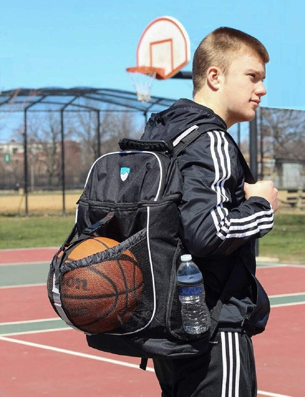 Basketball Backpack With Ball Compartment Spacious Shoe Storage Ball Carry