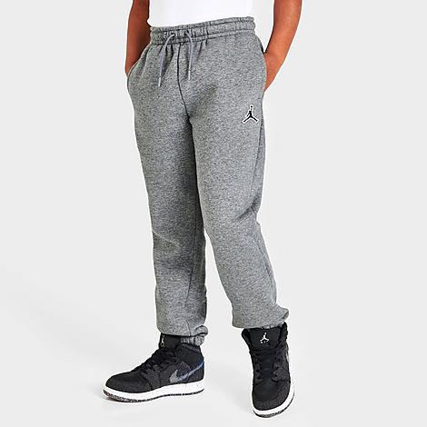 Jordan Boys' Essentials Jogger Sweatpants in Grey/Carbon