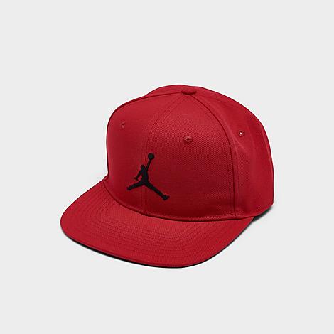 Jordan Kids' Jumpman Snapback Hat in Red/Red