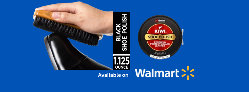 KIWI Shoe Polish, Black, 1.125 oz (1 Metal Tin)