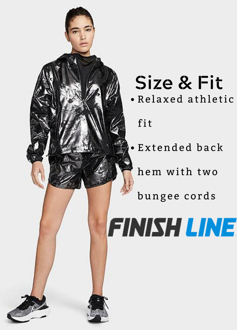 WOMEN'S NIKE AIR FOIL JACKET | Color: Black