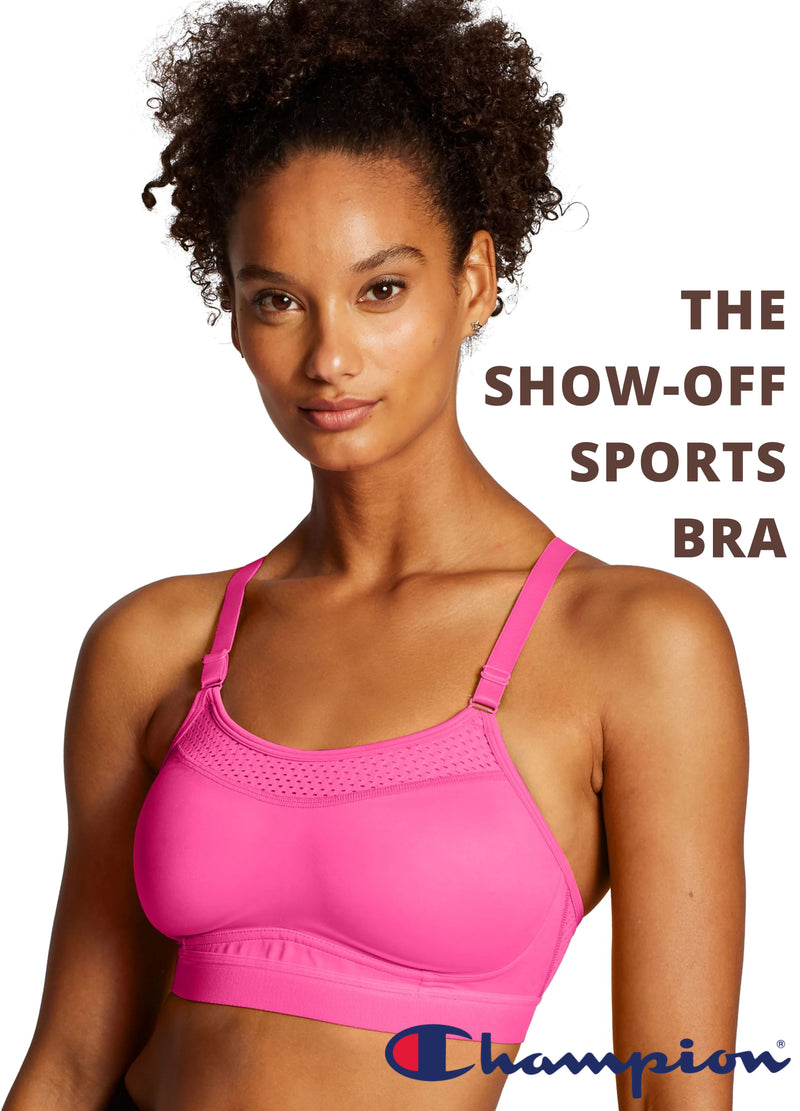 THE SHOW-OFF SPORTS BRA | Pinksicle