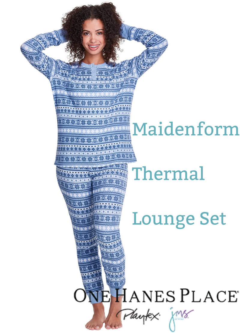Maidenform Thermal Lounge Set