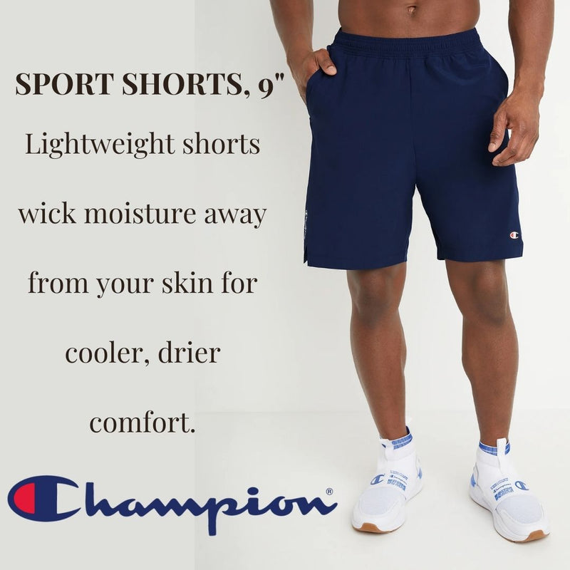 SPORT SHORTS, 9" | Color: Athletic Navy