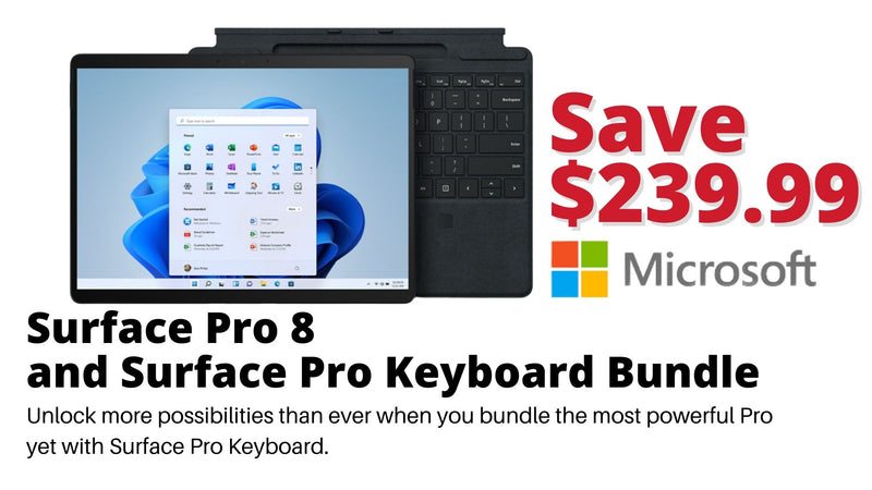 Surface Pro 8 and Surface Pro Keyboard Bundle