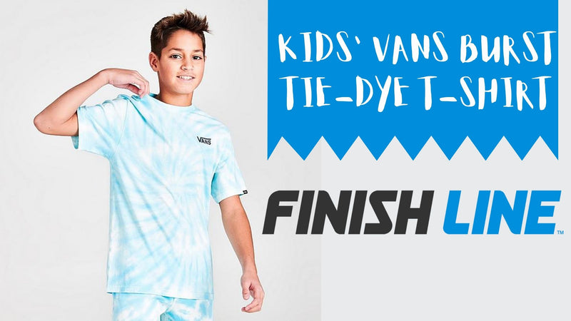 KIDS' VANS BURST TIE-DYE T-SHIRT