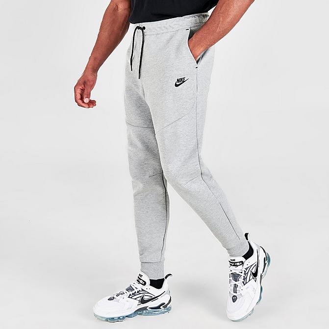 Nike Tech Fleece Taped Jogger Pants in Grey/Dark Grey Heather