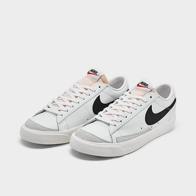 Nike Men's Blazer Low '77 Vintage Casual Shoes in White/White Suede