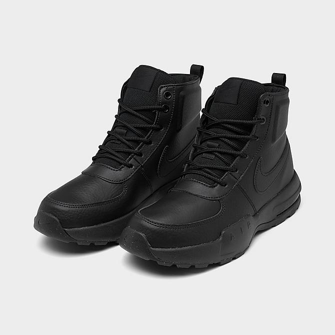 Nike Big Kids' Air Max Goaterra 2.0 All-Weather Casual Boots in Black/Black Size 6.5 Leather