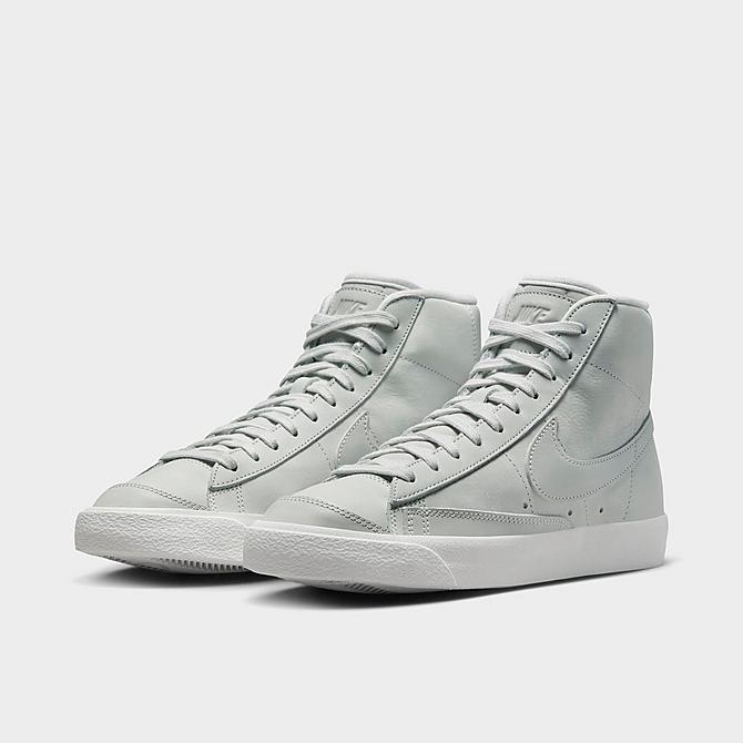 Nike Women's Blazer Mid Premium Casual Shoes in Blue/Photon Dust Leather