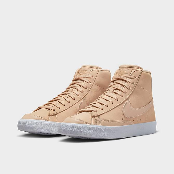 Nike Women's Blazer Mid Premium Casual Shoes in Beige/Vachetta Tan Leather