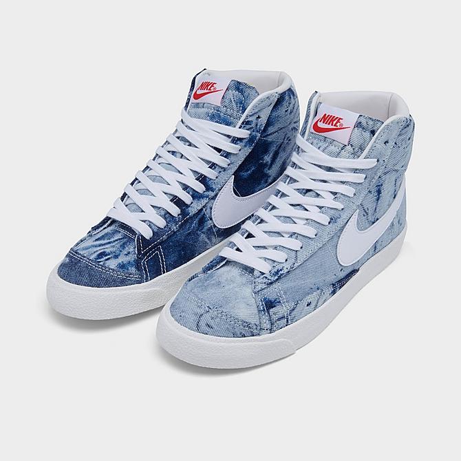 Nike Women's Blazer Mid '77 SE Washed Denim Casual Shoes in Blue/Multicolor