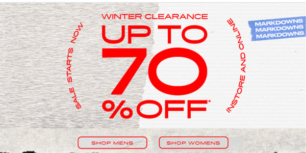 LIMITED TIME! UP TO 70% OFF MARKDOWN