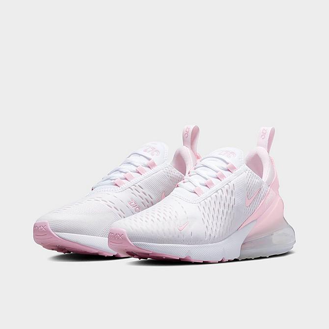 Nike Women's Air Max 270 Casual Shoes in Pink/White