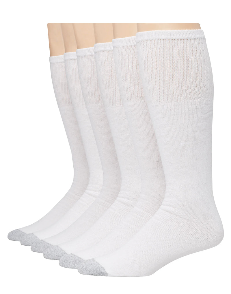 Hanes Men's Fresh IQ Over the Calf Tube Socks