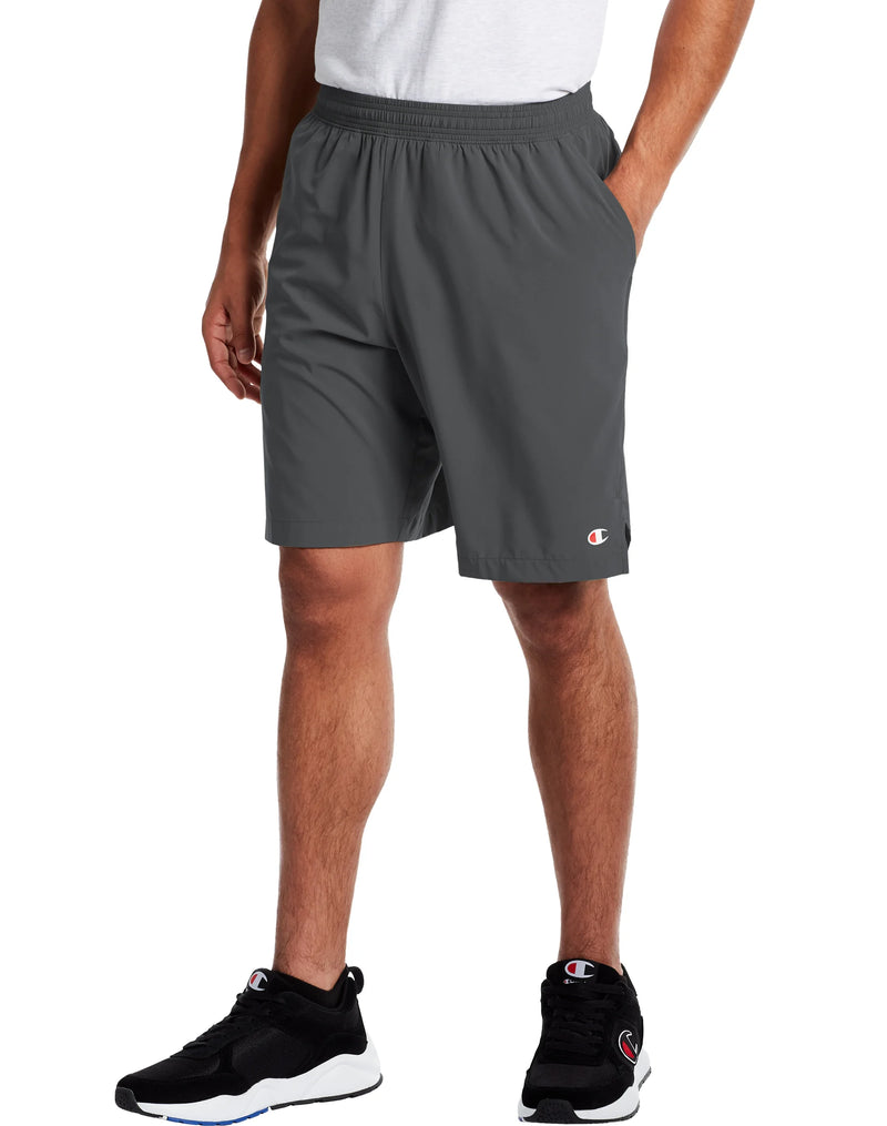 Men's Champion MVP Shorts, C Logo, 9" Stealth