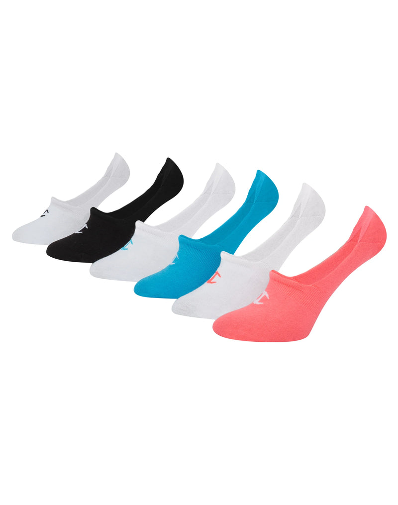 Champion Women's Performance Invisible Liner Socks, 6-pairs Assorted 1 5-9