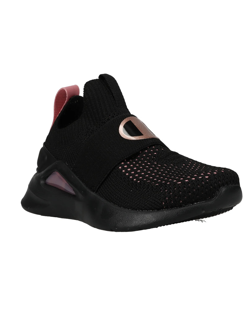 Champion Toddler Acela Racer Shoes, Black/Rose 10 Kids