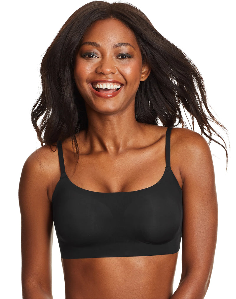 Maidenform Pure Comfort Modern Pullover Bra Black Women's