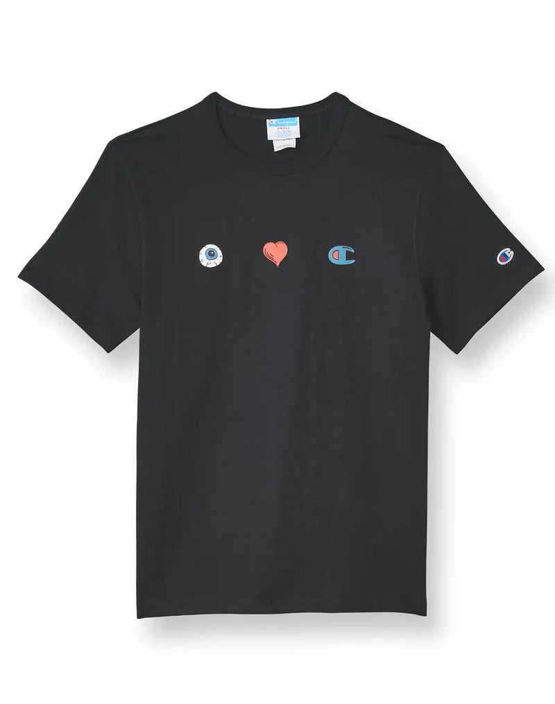 Men's Heritage Tee, Eye Heart Champion Black