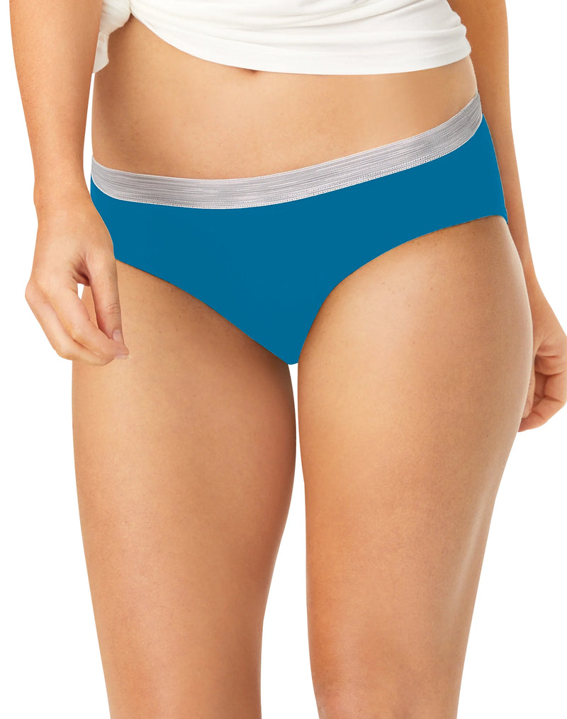 Hanes Cool Comfort Women's Cotton Sporty Hipster Panties