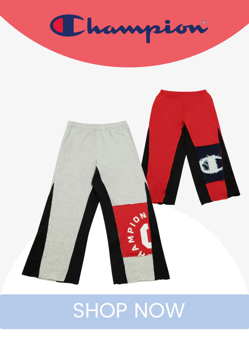 Upcycled Fleece Pants, Champion Purposefully Crafted Varied Multicolor Unisex