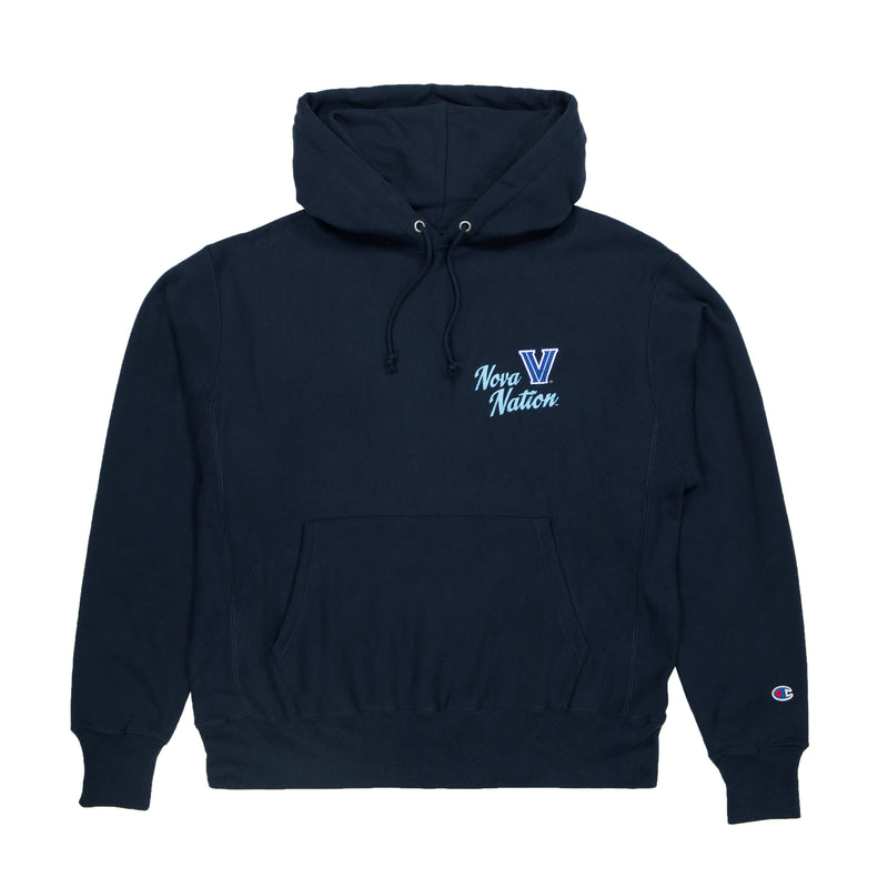 Champion Reverse Weave Hoodie, Villanova Wildcats Navy Unisex