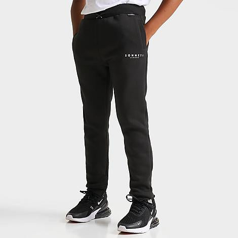 Sonneti Kids' London Jogger Pants in Black/Black