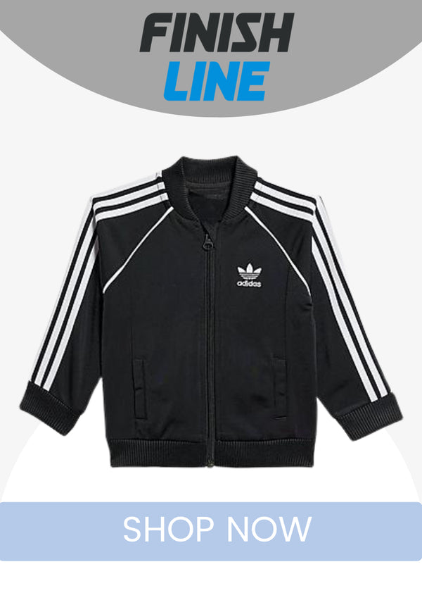 Adidas Little Kids' Originals adicolor Superstar Track Suit in Black/Black Polyester