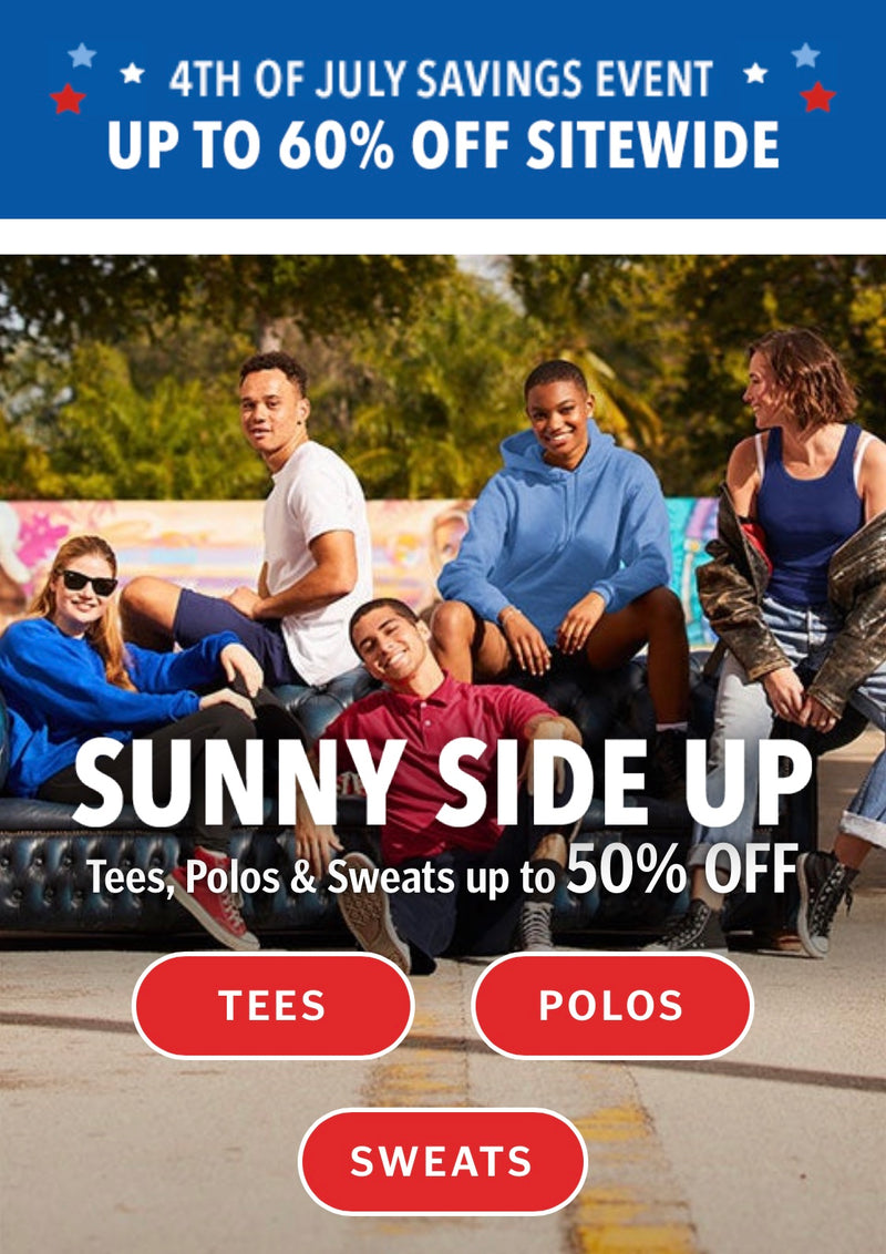 HANES...Sitewide Savings - Up to 60% Off!