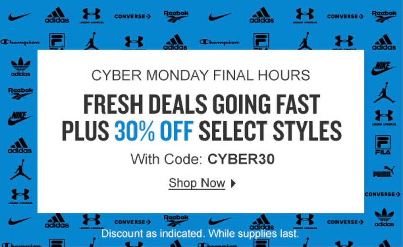 FRESH DEALS GOING FAST PLUS 30% OFF SELECT STYLES